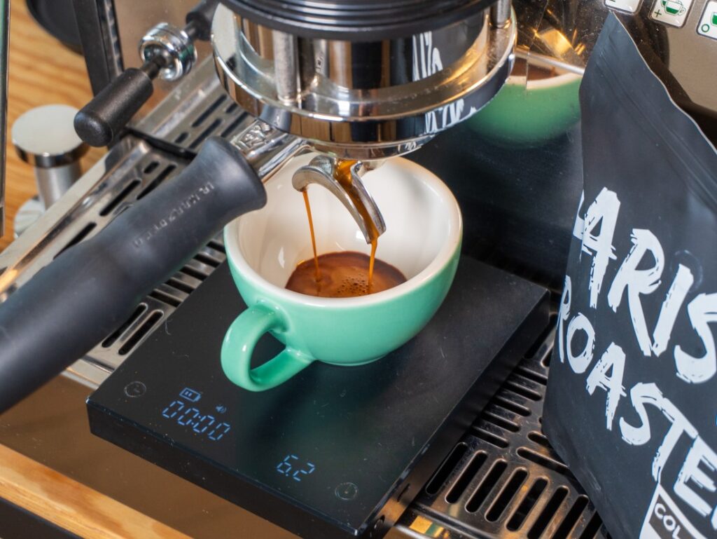 Colombia El Diviso od Barista Roasters - príprava espressa