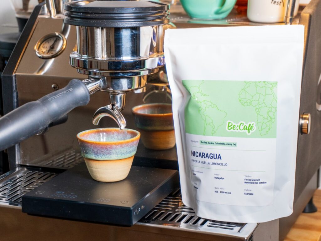 Nicaragua Finca la Huella Limoncillo od BeCafé - pred prípravou nápoja