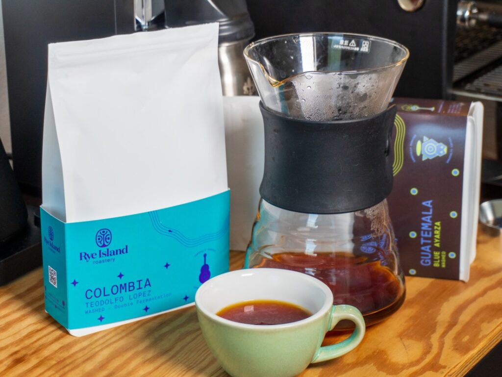 Rye Island Roastery - Colombia Teodolfo Lopez a Guatemala Blue Ayarza - filtrovaná káva