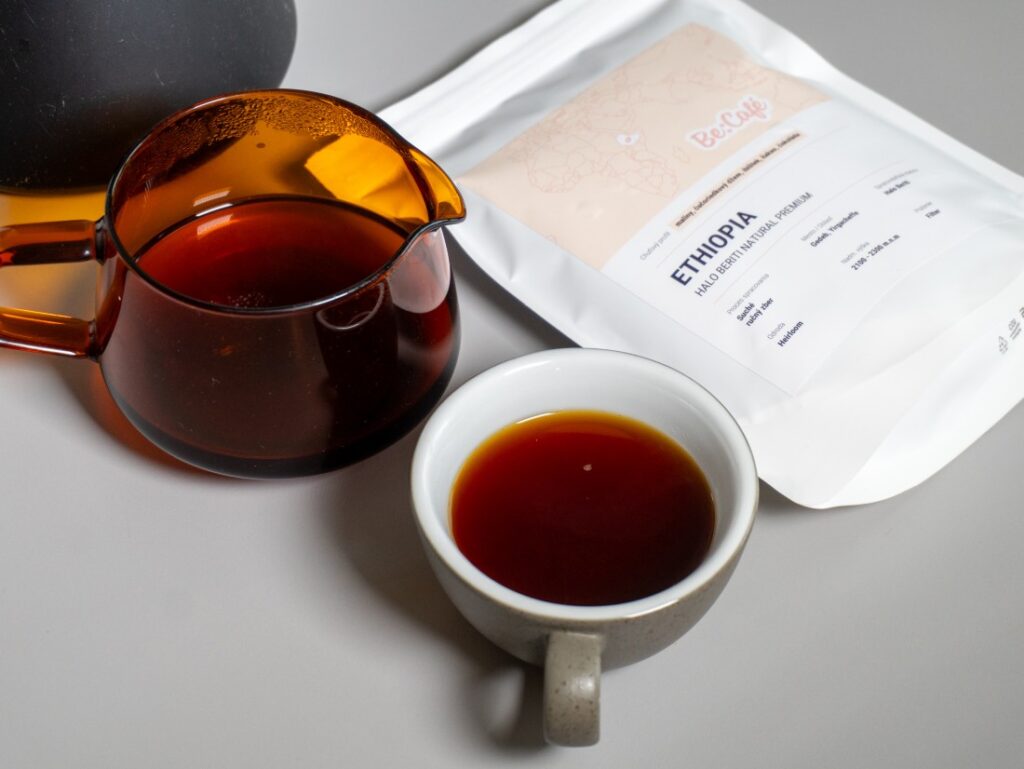 Etiópia Halo Beriti Natural Premium od BeCafé - filtrovaná káva