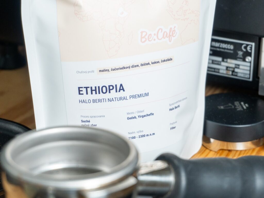 Etiópia Halo Beriti Natural Premium od BeCafé - obal