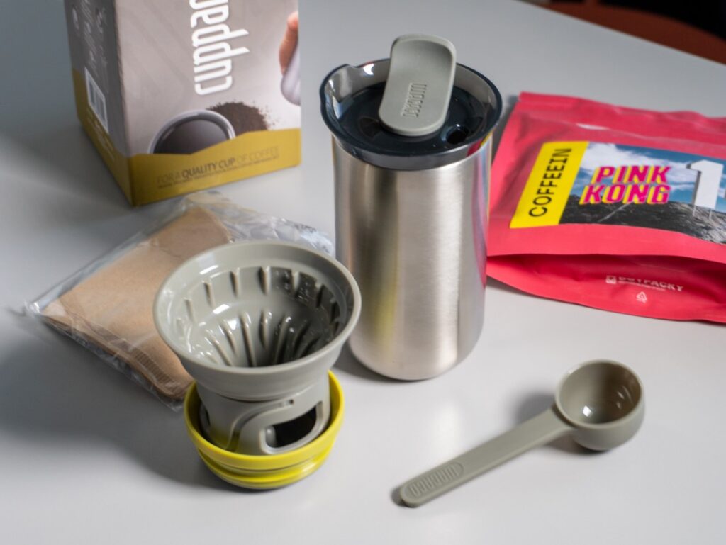 cestovný kávovar Wacaco Cuppamoka
