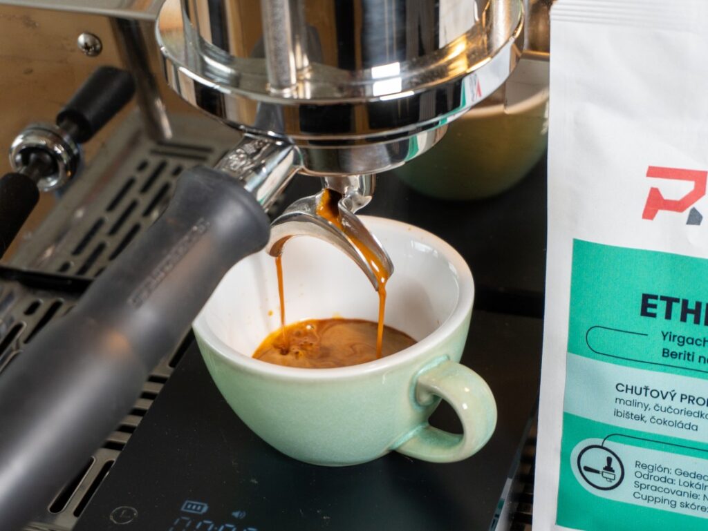 Ethiopia Yirgacheffe Halo Beriti G1 od READY AFTER - príprava espressa