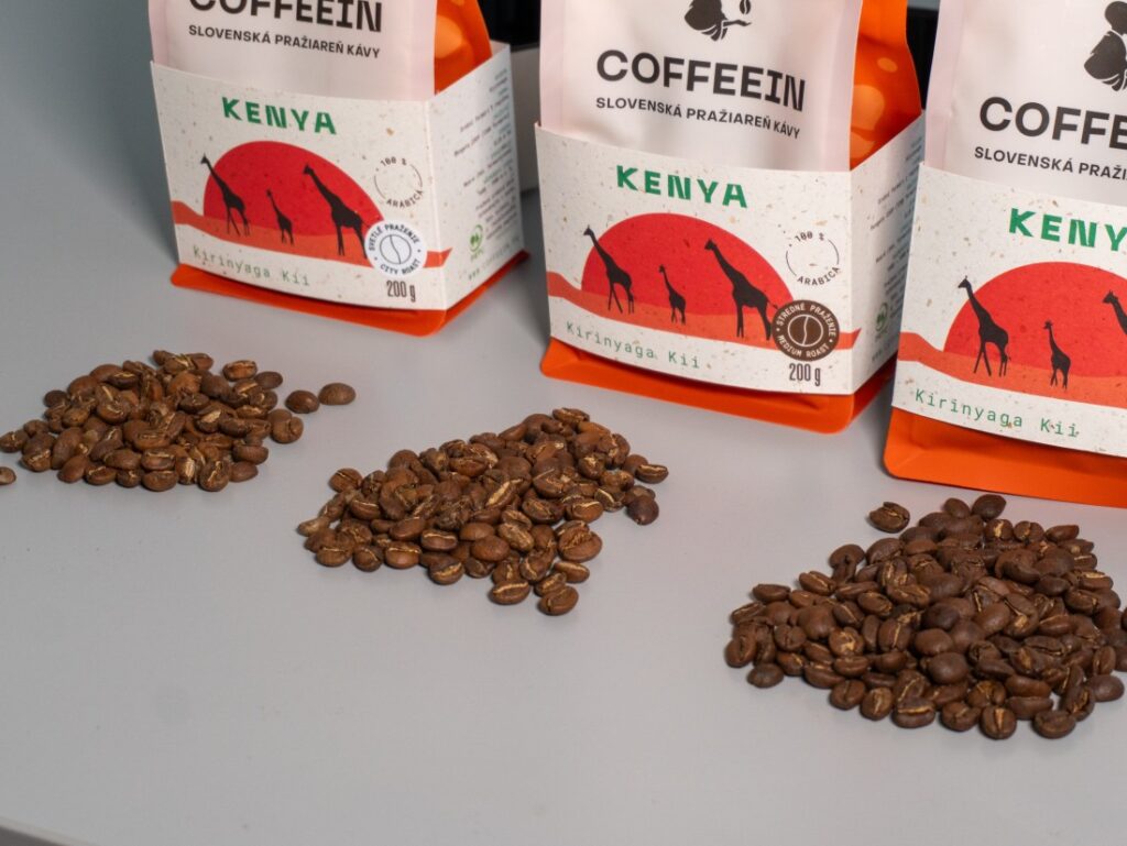 Kenya Kirinyaga Kii od COFFEEIN - tri praženia bok po boku