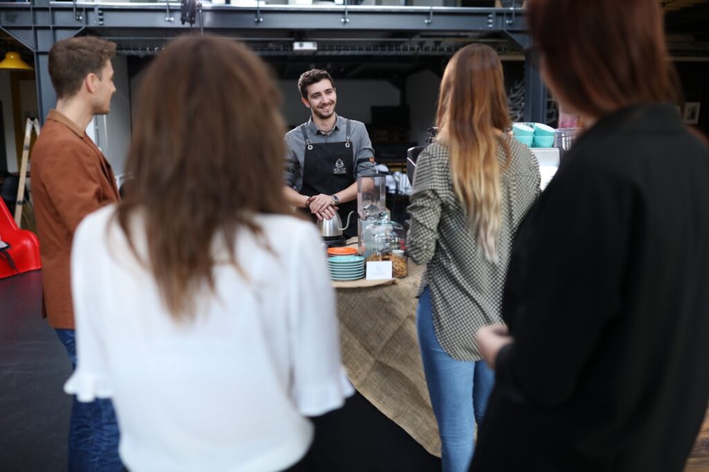 Mindcup Coffee Catering - barista Patrik - kávový catering