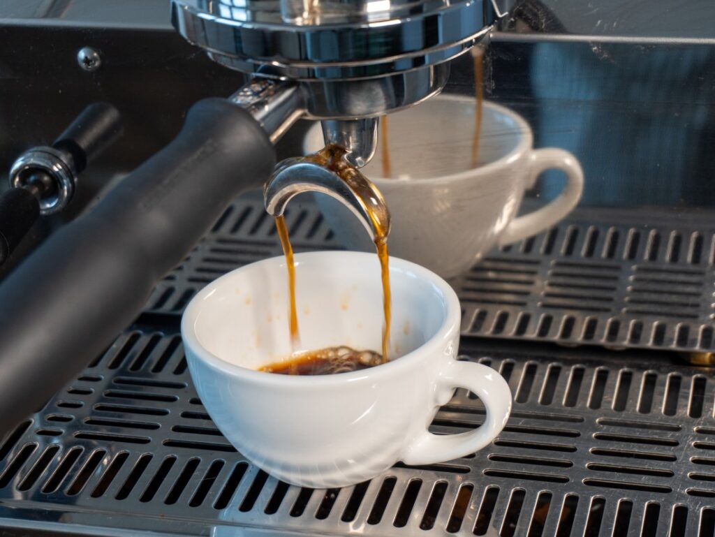 nejtmavěji pražená káva - extrakce