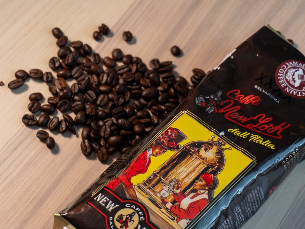 Caffé New York XXXX - obal a zrno
