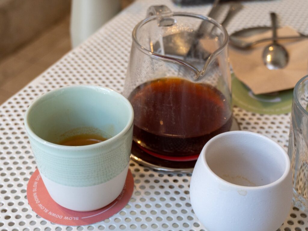 výberová káva v Ríme - filter a espresso