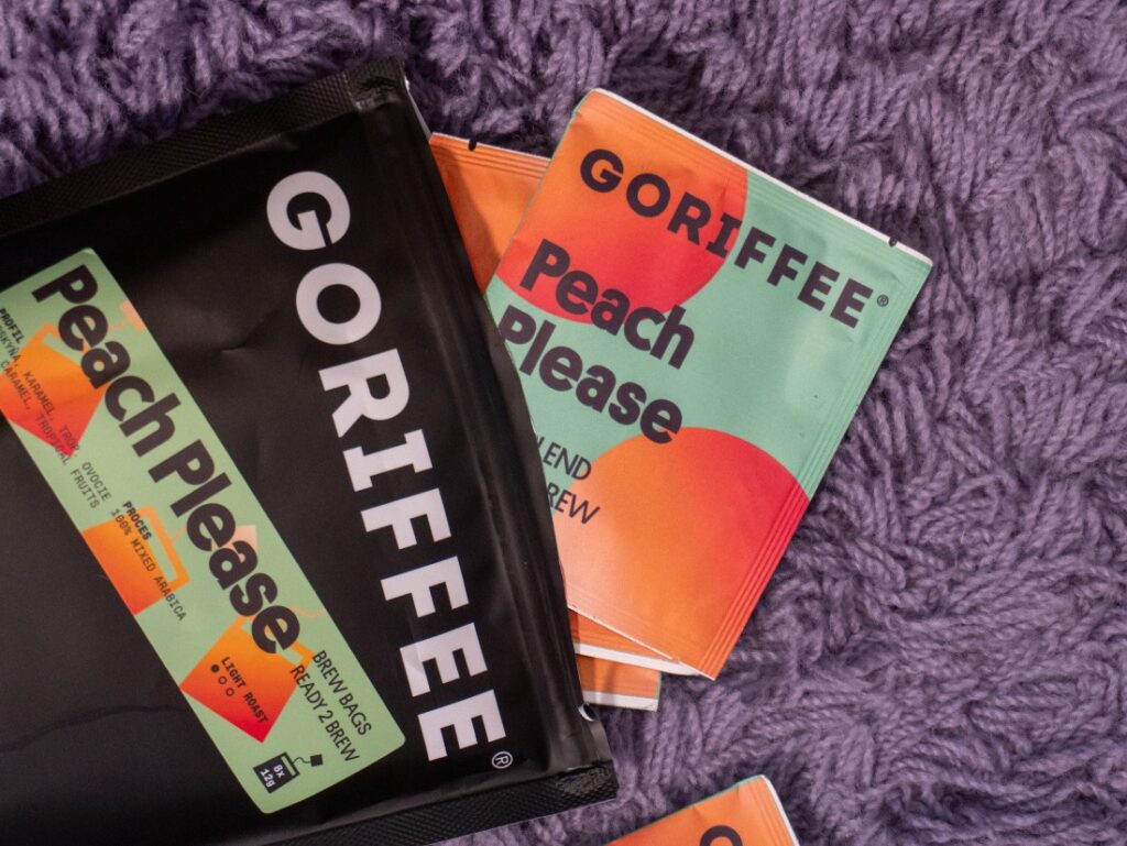Brew Bags Peach Please od Goriffee