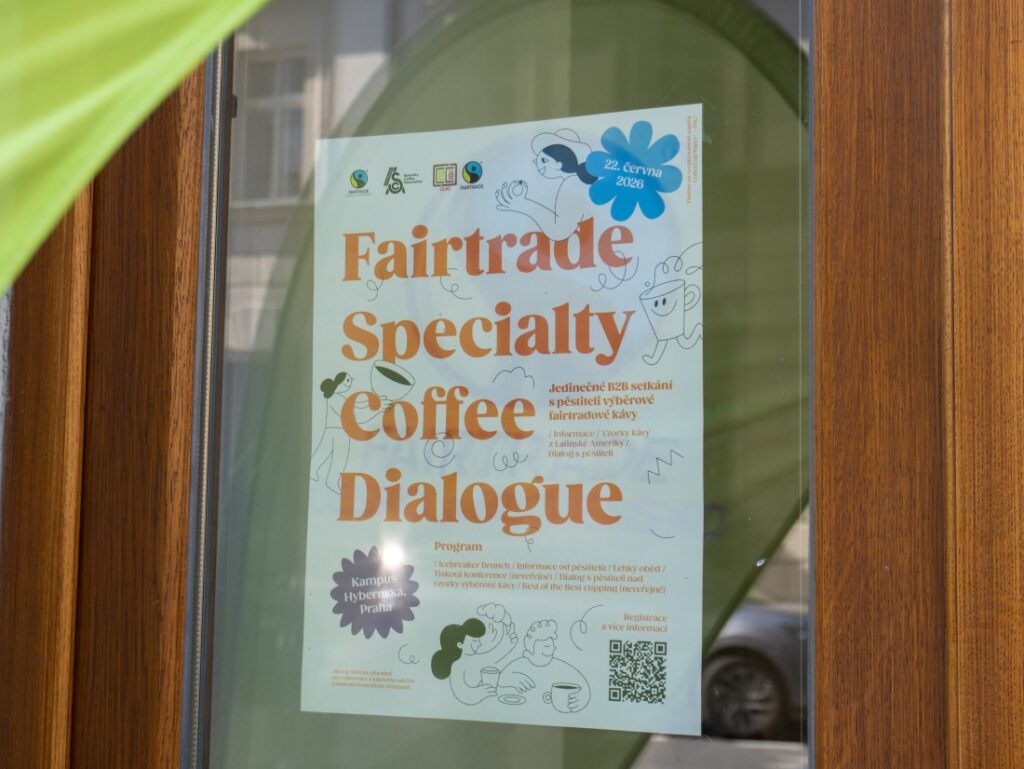 Fairtrade Specialty Coffee Dialogue Praha 2026 - plagát
