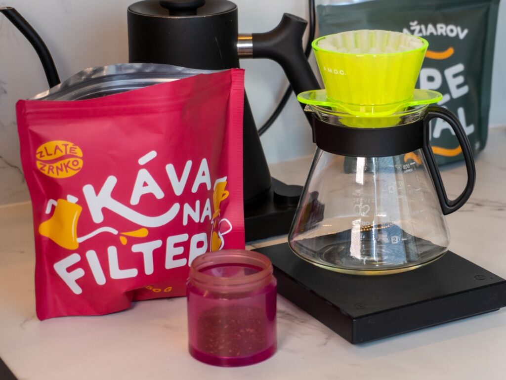 Zlaté Zrnko - Káva na filter - príprava