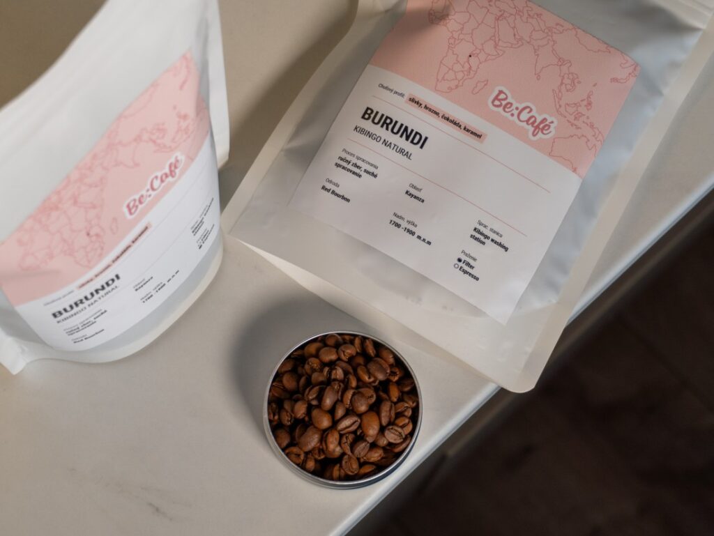 Burundi Kibingo od BeCafé v dvoch verziách