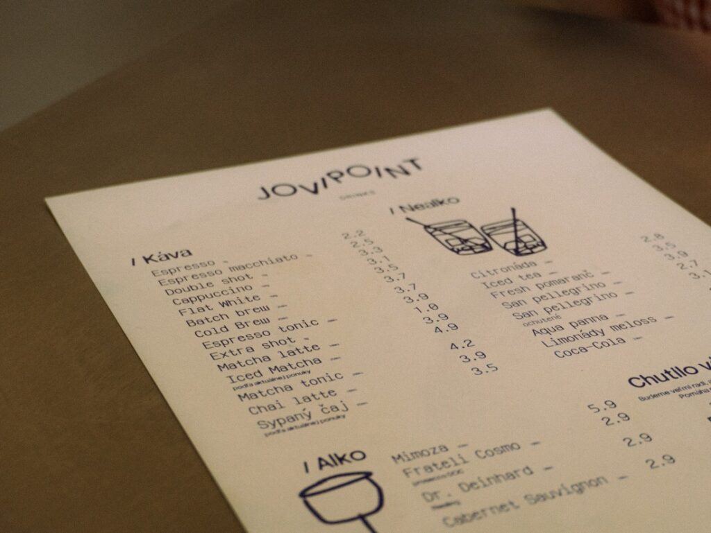 Jovipoint - cenník