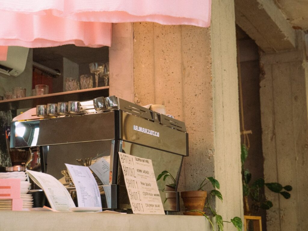 La Marzocco v kaviarni Kauka