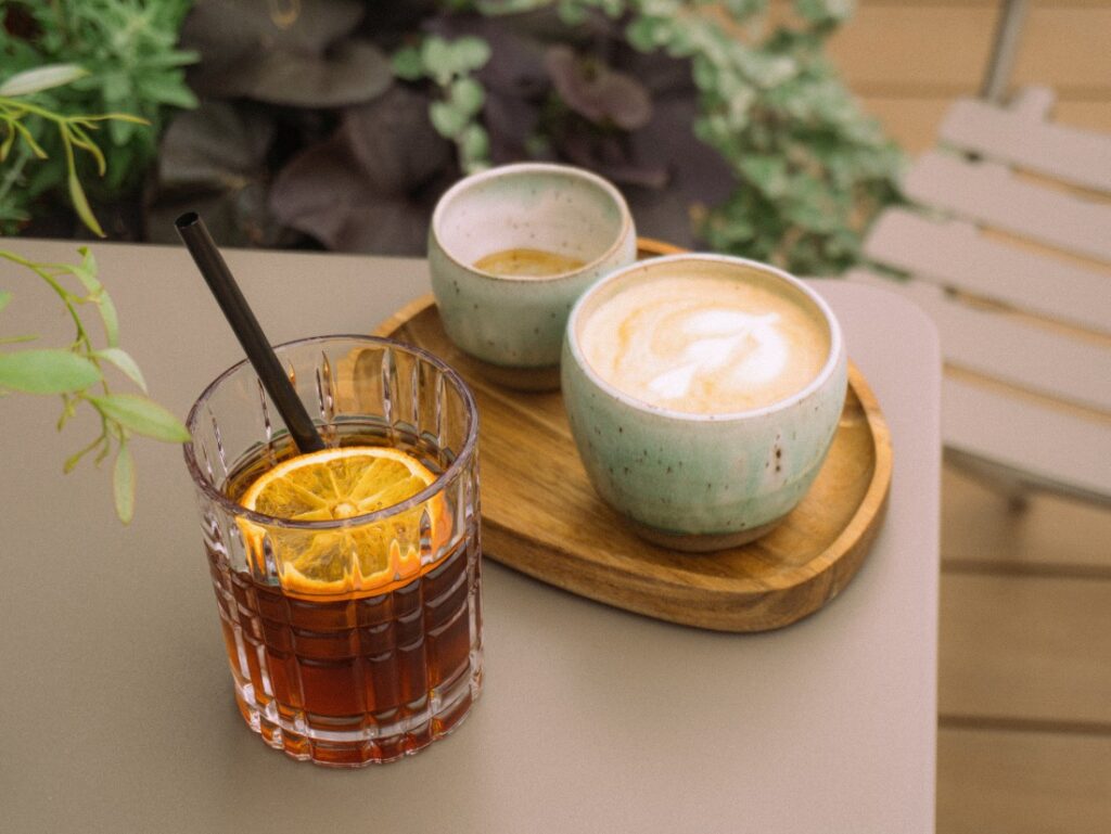 kaviareň Rýdze v Golianove - cold brew, espresso a cappuccino