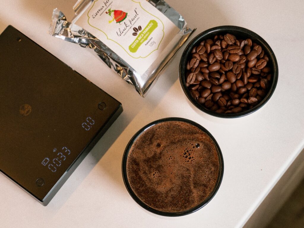 Čierna Perla 11ročná káva Kostarika Tarrazu - cupping