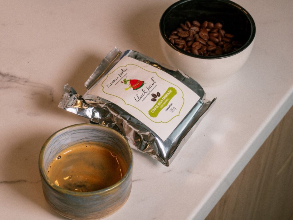Čierna Perla 11ročná káva Kostarika Tarrazu - espresso a zrná