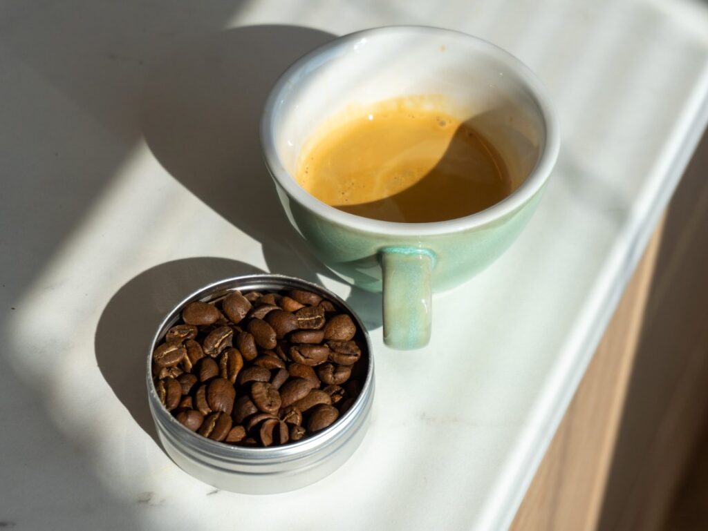 káva pražená na dreve - espresso