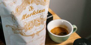 Markíza Moda Italiana - stopercentná arabika od Moniky - obal a espresso