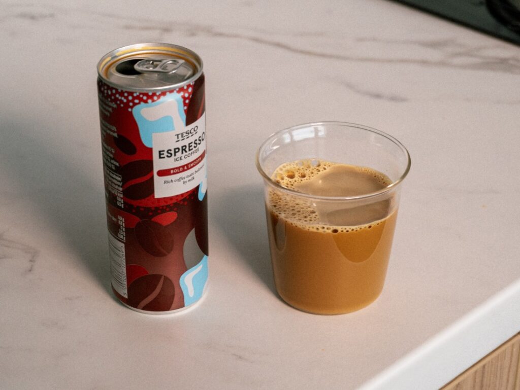 Tesco Espresso with milk - test