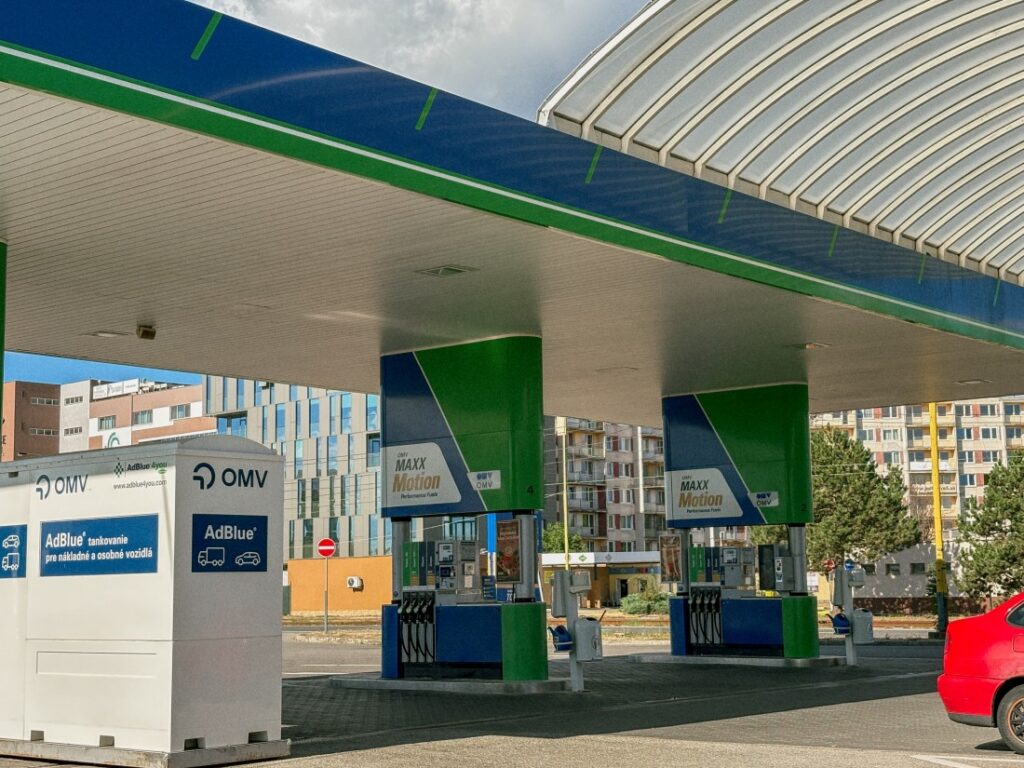 čerpacia stanica OMV
