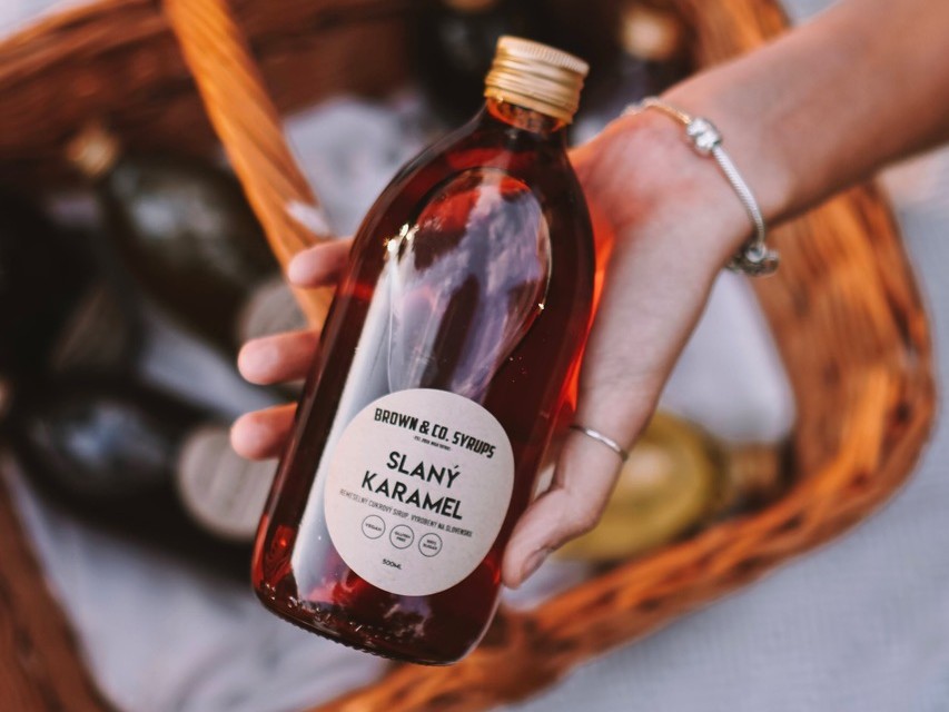BROWN CO sirup - slaný karamel