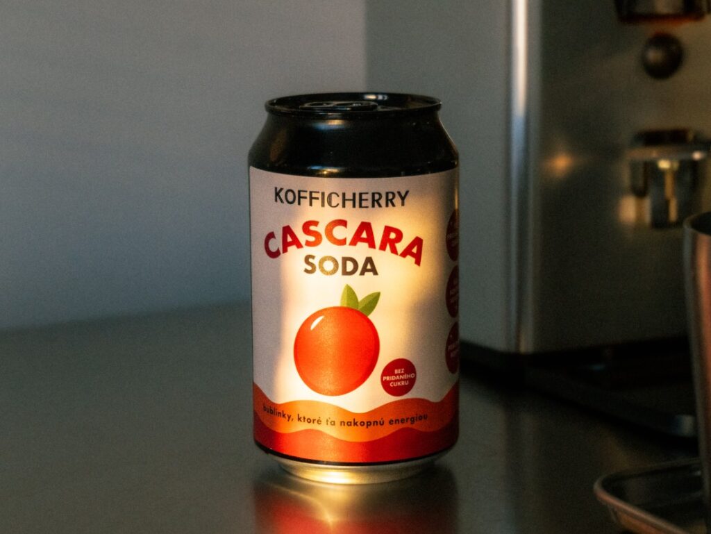 Cascara Soda od Kofficherry - plechovka