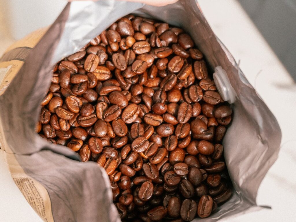 DM Bio Espresso - detail zŕn po otvorení balíčka