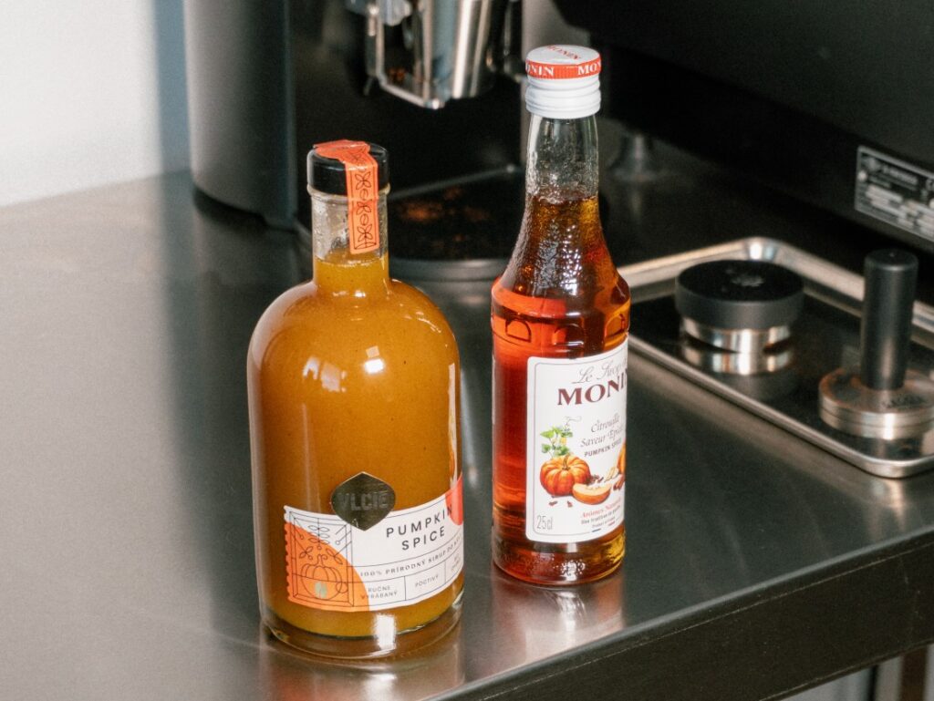 Pumpkin Spice sirupy - Vlčie a Monin