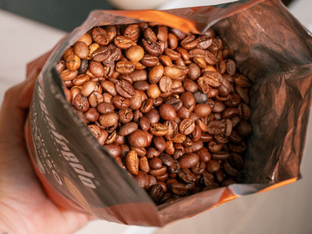 Segafredo Selezione Espresso - pohľad dovnútra obalu